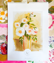 Load image into Gallery viewer, 2024 ART Calendar - 12 beautiful botanical artworks