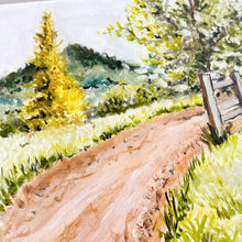 Load image into Gallery viewer, Plein Air oil Painting in the Botanical Garden