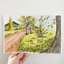 Load image into Gallery viewer, Plein Air oil Painting in the Botanical Garden