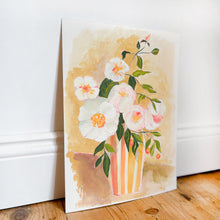 Load image into Gallery viewer, Striped Vase Original Gouache
