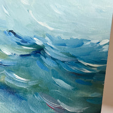Load image into Gallery viewer, "Where the sky seamlessly meld with the the sea" oil painting
