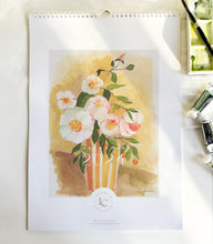 Load image into Gallery viewer, 2024 ART Calendar - 12 beautiful botanical artworks