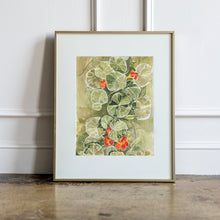 Load image into Gallery viewer, "Nasturtium Tapestry" Print