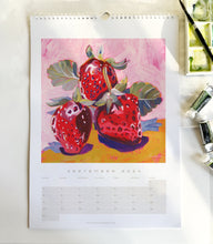 Load image into Gallery viewer, 2024 ART Calendar - 12 beautiful botanical artworks