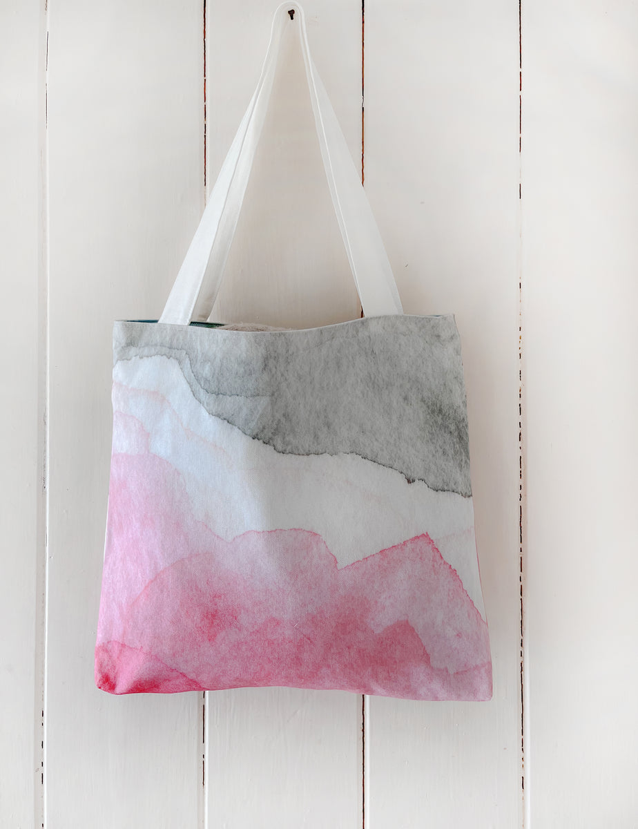 Eco-Friendly Coral 100% Organic Cotton Tote Bags – lucreciacaporale