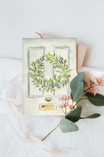 Load image into Gallery viewer, Winter Wreath Christmas card