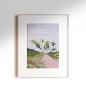 "Coast Trees Landscape" Print