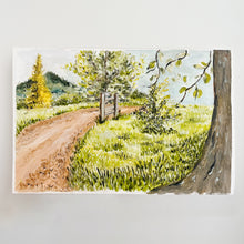 Load image into Gallery viewer, Plein Air oil Painting in the Botanical Garden
