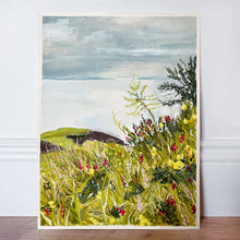 Load image into Gallery viewer, Seaside Serenity Walk #02 Gouache Painting
