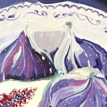 Load image into Gallery viewer, Figs in a plate original acrylic painting on paper
