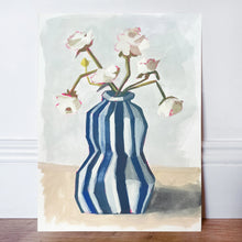 Load image into Gallery viewer, Striped Vase 01 Original Gouache Painting
