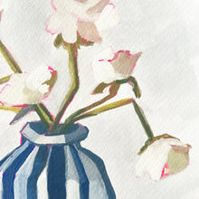 Load image into Gallery viewer, Striped Vase 01 Original Gouache Painting
