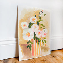 Load image into Gallery viewer, Striped Vase Original Gouache
