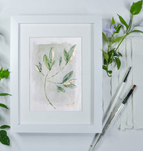 Load image into Gallery viewer, First leaves - Original A5 watercolour
