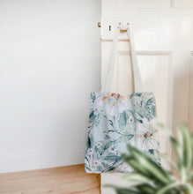 Load image into Gallery viewer, Eco-Friendly &quot;Flourish Garden&quot; 100% Organic Cotton Tote Bags
